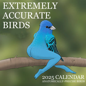 😆2025 Calendar Of Extremely Accurate Birds