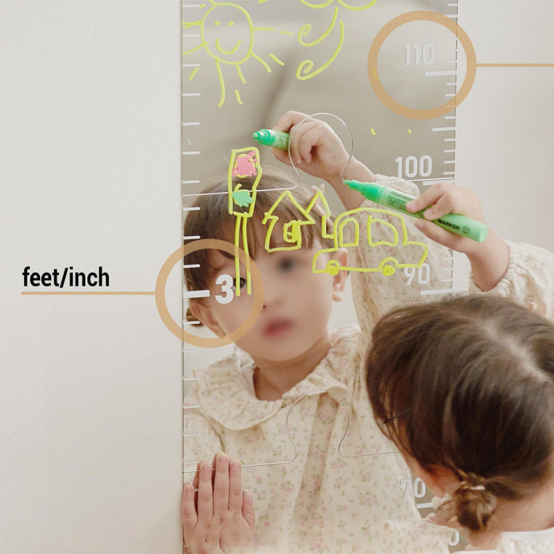 Growth Chart Mirror for Kids