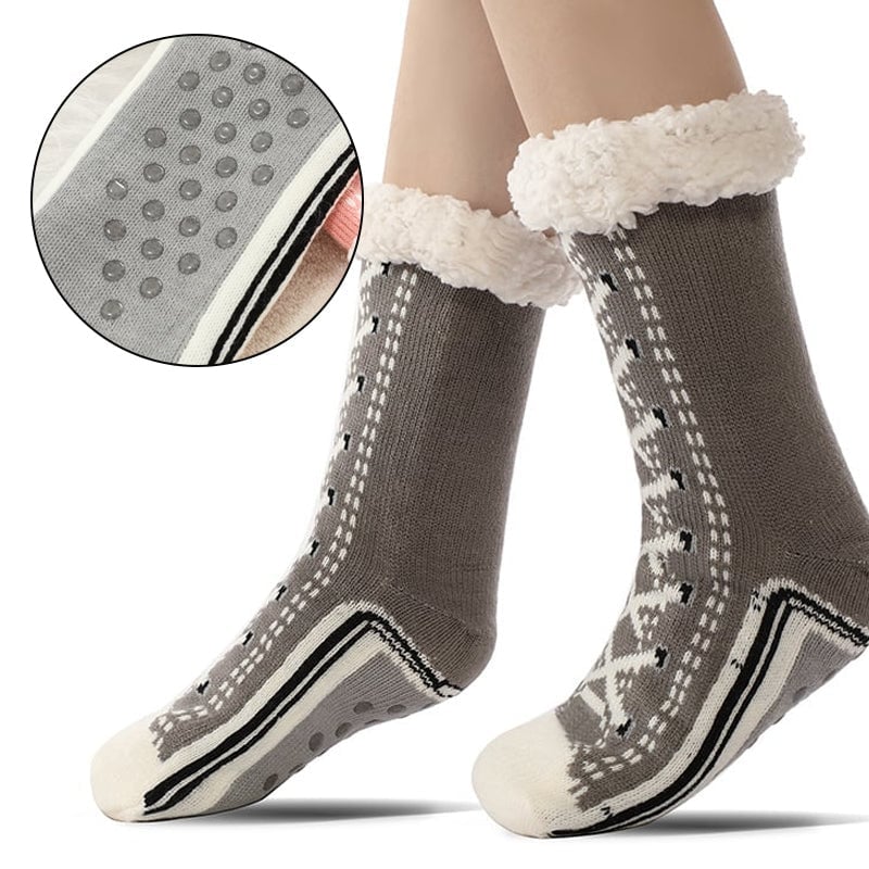 Ultra-thick Cashmere Slipper Home Socks(One size fits most)