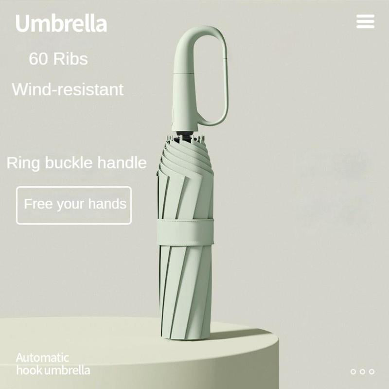 ☔☔Creative Ring Buckle Windproof Reinforced Umbrella