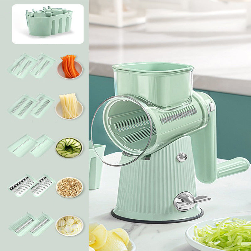 3 in 1 Rotary Cheese Grater Vegetable Slicer