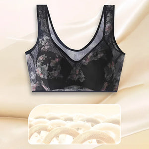 Lace Buttonless Comfortable Bra