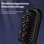 Cordless Hair Straightener Brush