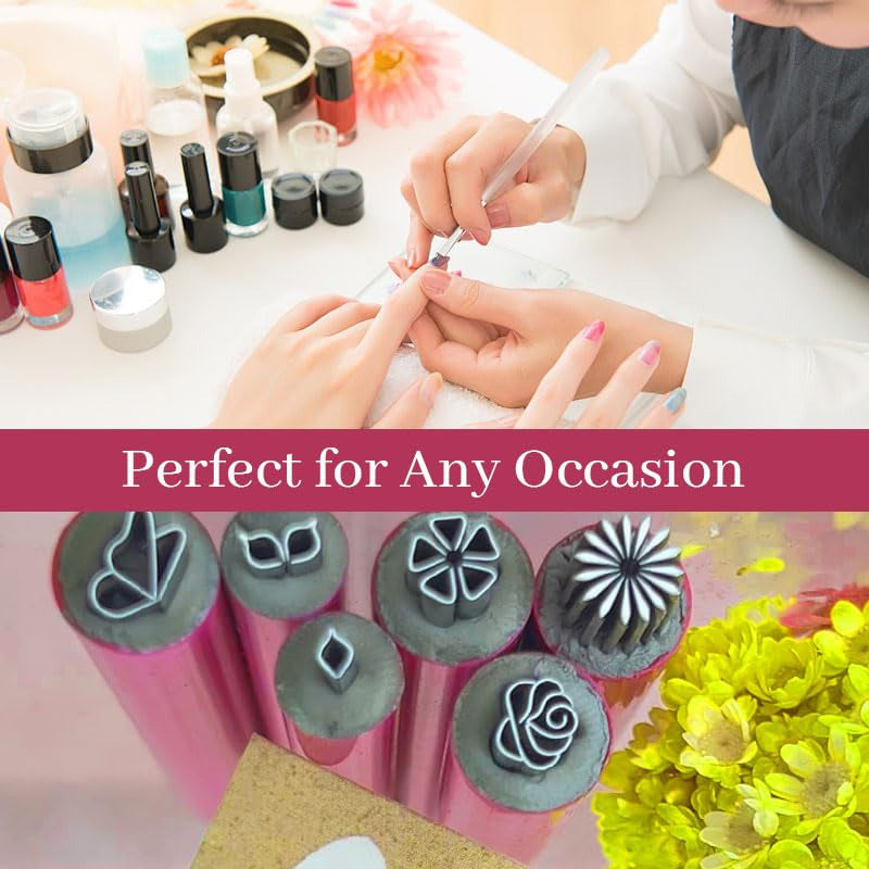 6 pcs DIY Nail Stamp Pen Set