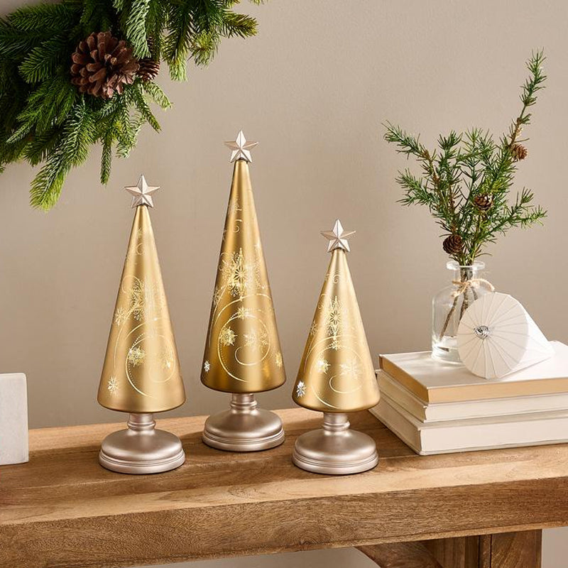 Desktop Christmas tree ornaments