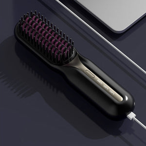 Cordless Hair Straightener Brush