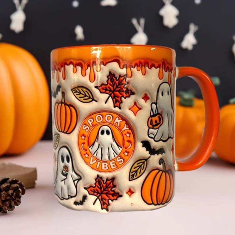 New Ceramic 3D Ghost Mug