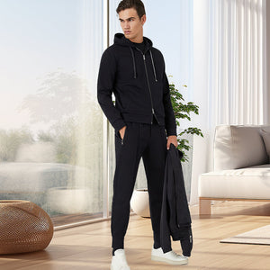 Men's Casual Full Zip Hoodie & Jogger