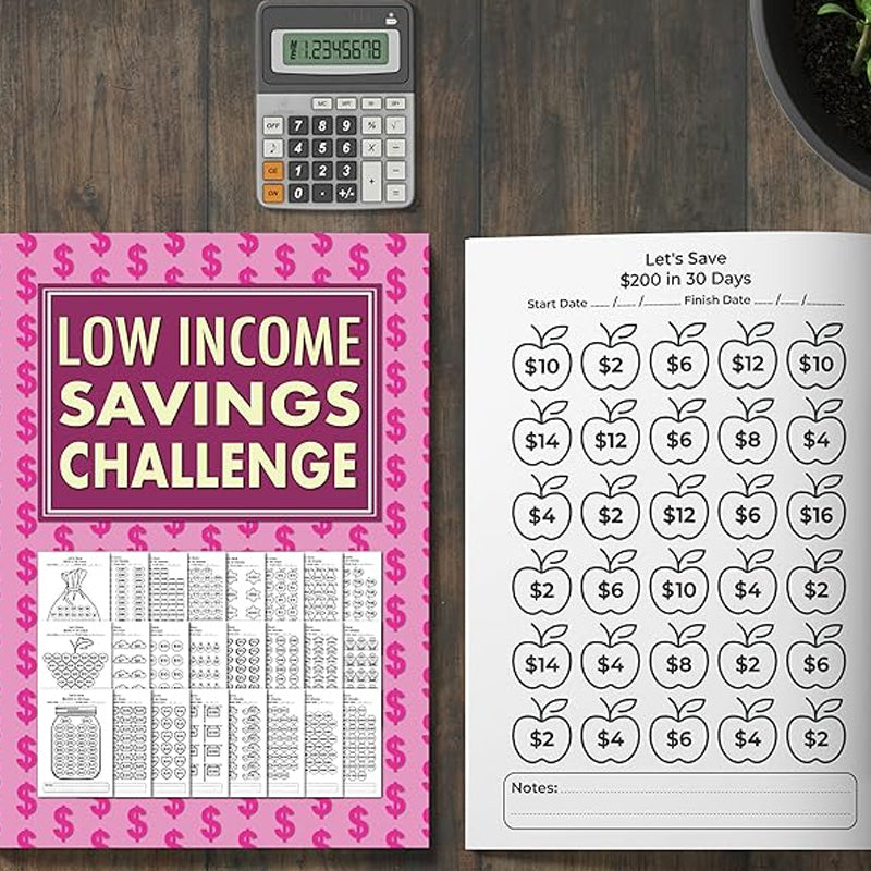 Low Income Savings Challenge Tracker For Women