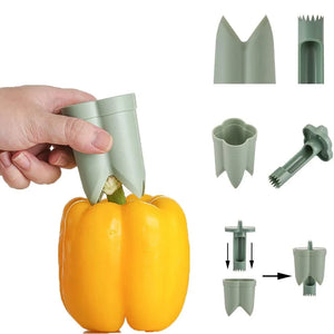 2-In-1 Fruit Pepper Corer