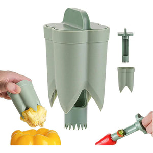 2-In-1 Fruit Pepper Corer