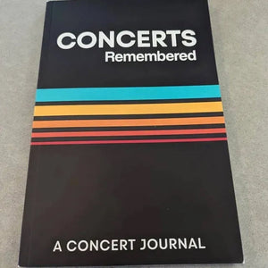 Concert Journal | Track Favorite Concerts