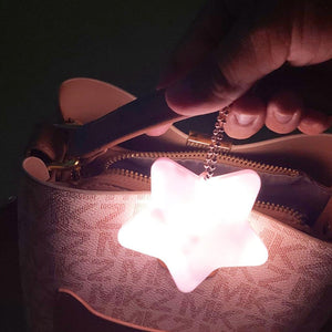 LED Heart Light Keychain