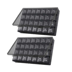 Pill Organizer (28 Compartments)