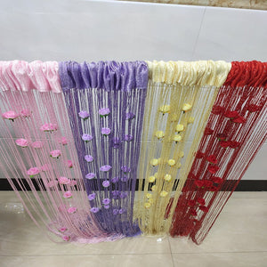 Rose Thread Door Curtain