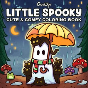 Spooky Cutie Coloring Book Paperback