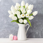 Outdoor Artificial Tulip Flowers 1 bundles（7pcs）