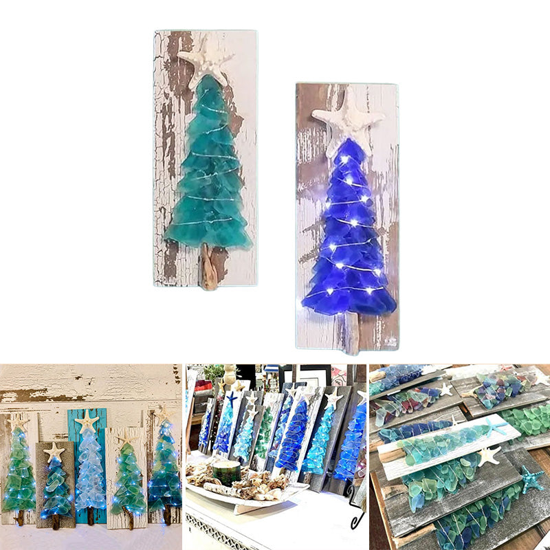 DIY Sea Glass Christmas Tree Kit