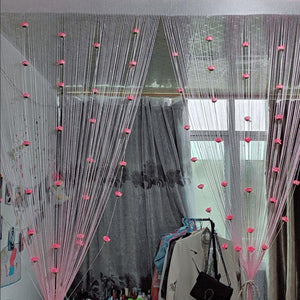 Rose Thread Door Curtain