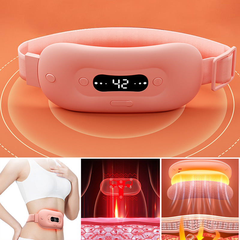 Women Menstruation Vibration Belly Massage Hot Compress