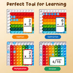 Math Flash Cards and Pop Fidget Chart