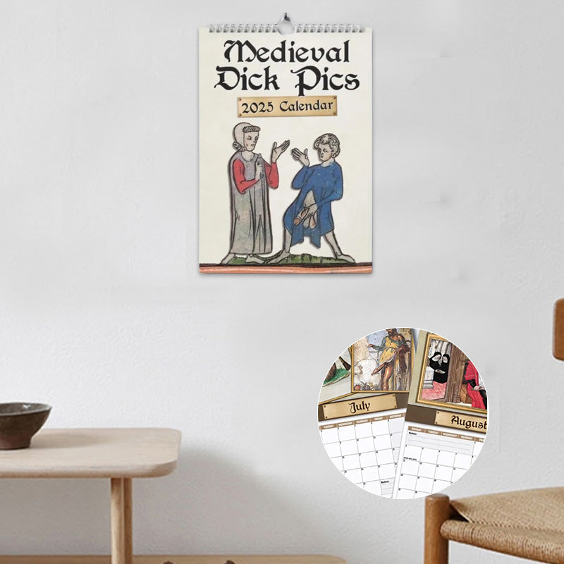 Medieval Humor 2025 Wall Calendar🎄Special Christmas Gift🎄