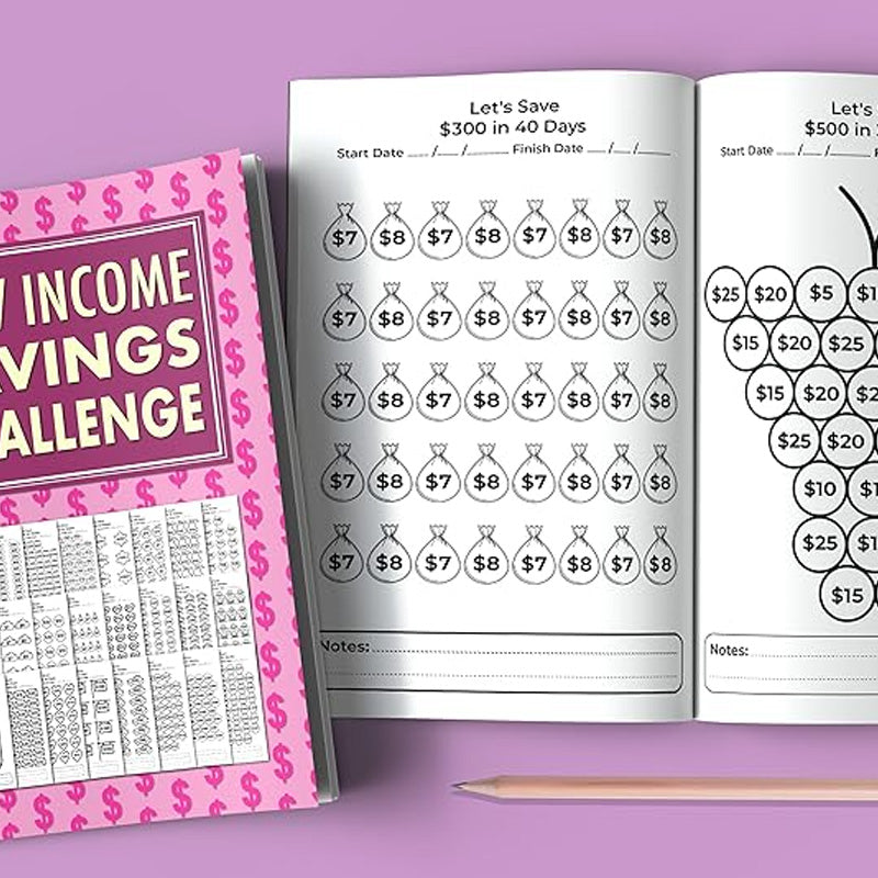 Low Income Savings Challenge Tracker For Women