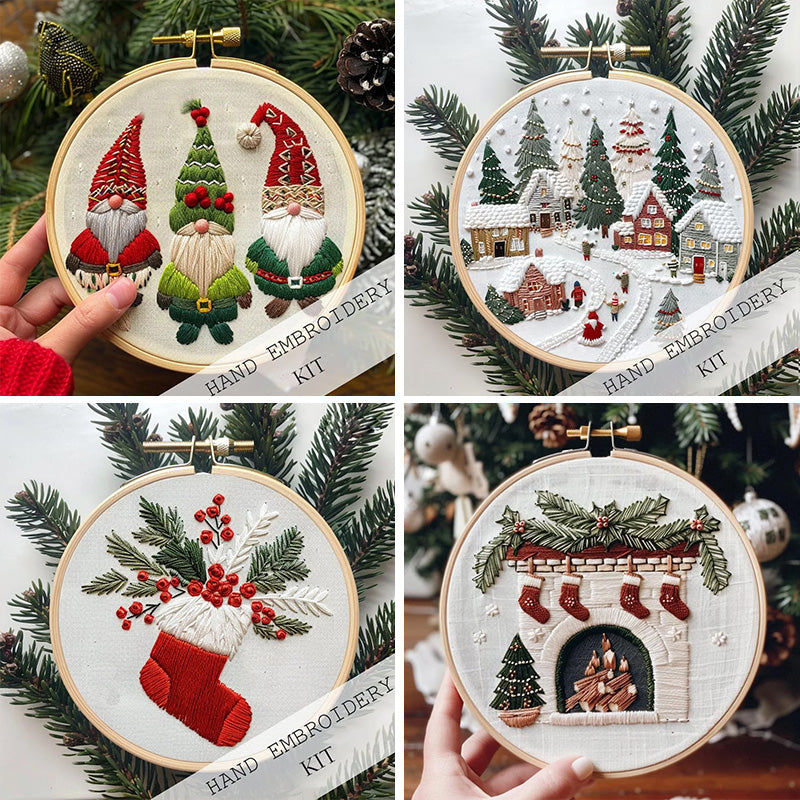 Christmas Embroidery KIT