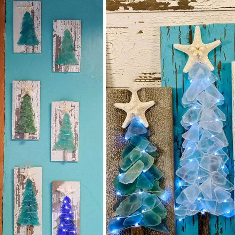 DIY Sea Glass Christmas Tree Kit