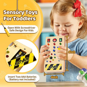 TODDLER BUSY BOARD