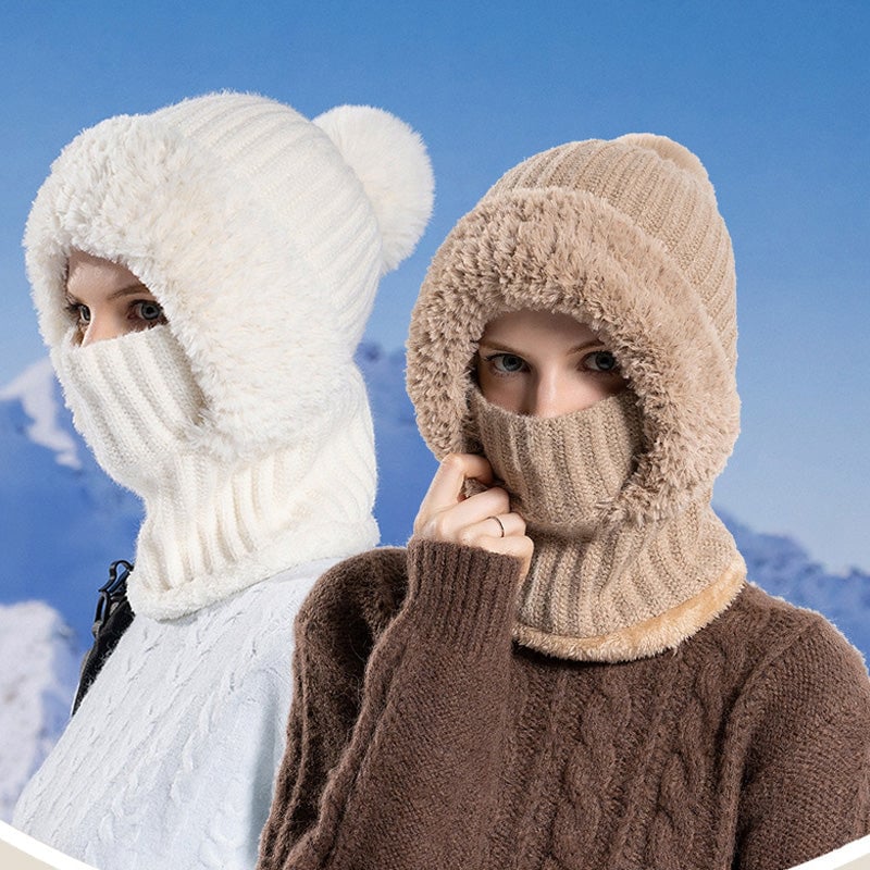 Women's Knitted Hat In Autumn And Winter