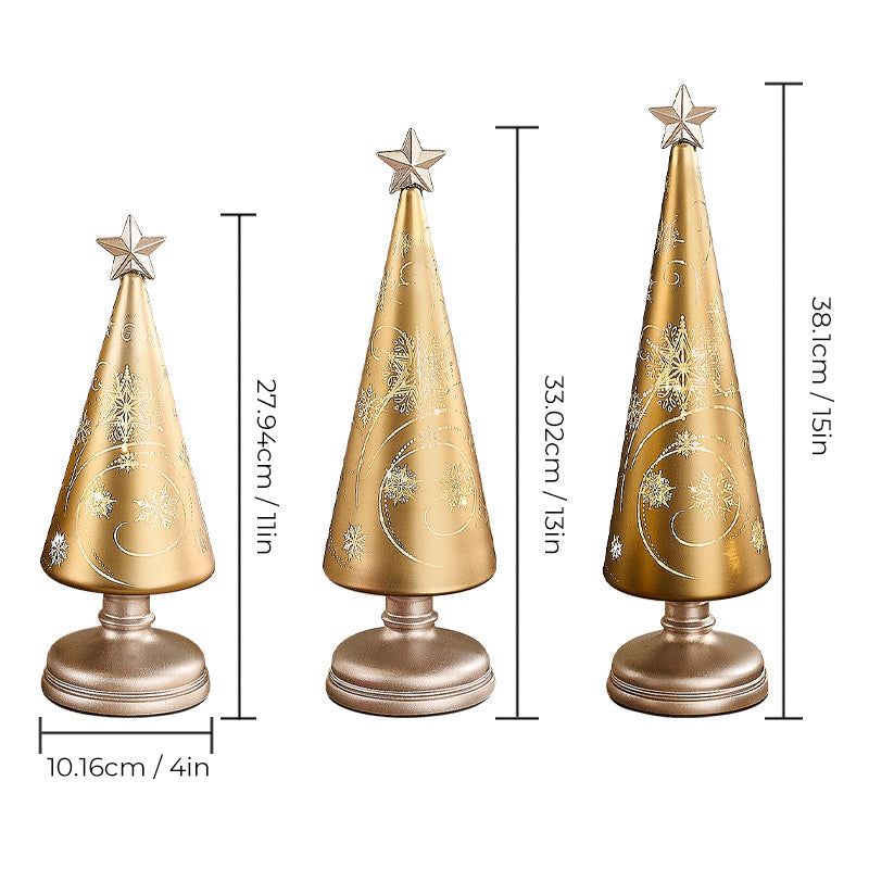 Desktop Christmas tree ornaments