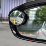 Carbon Fiber Pattern Rain Eyebrow Reversing Mirror Integrated