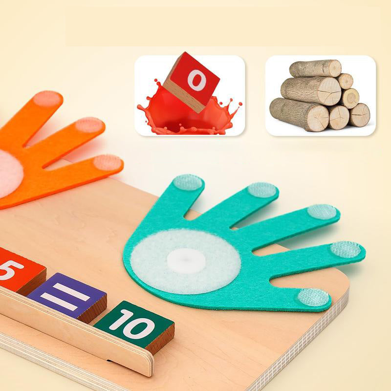 1 Set Finger Counting Math Montessori Toys