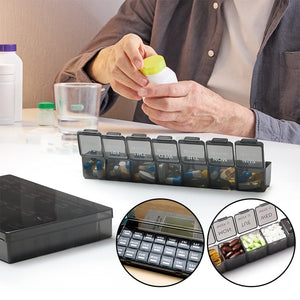 Pill Organizer (28 Compartments)