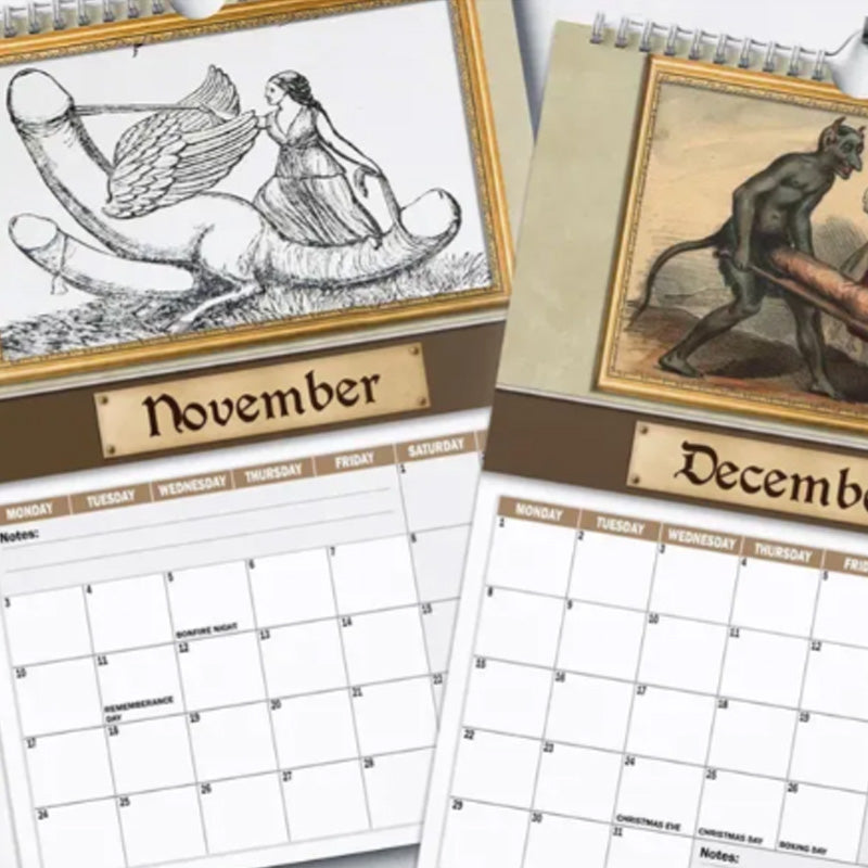 Medieval Humor 2025 Wall Calendar🎄Special Christmas Gift🎄