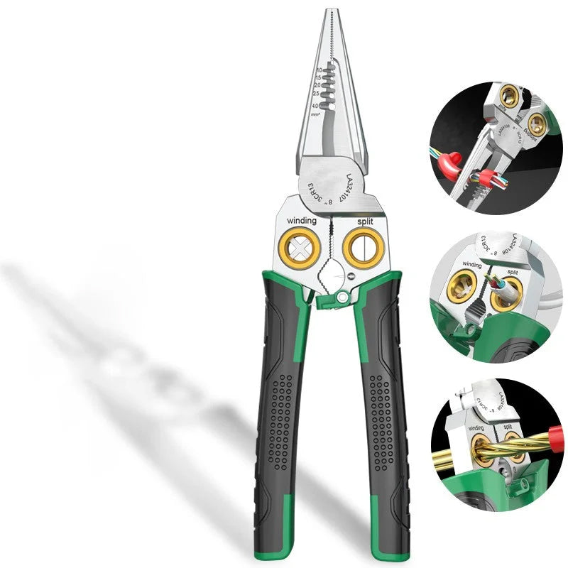 7 in 1 multi-function wire stripping pliers