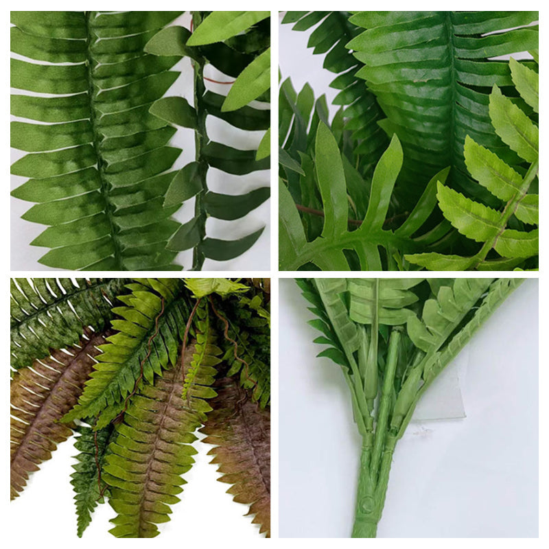 UV-resistant, lifelike artificial Boston fern