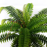 UV-resistant, lifelike artificial Boston fern