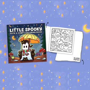 Spooky Cutie Coloring Book Paperback