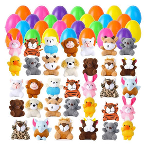 Plush Animal Toy-Filled Easter Eggs(28pcs/1 Set)