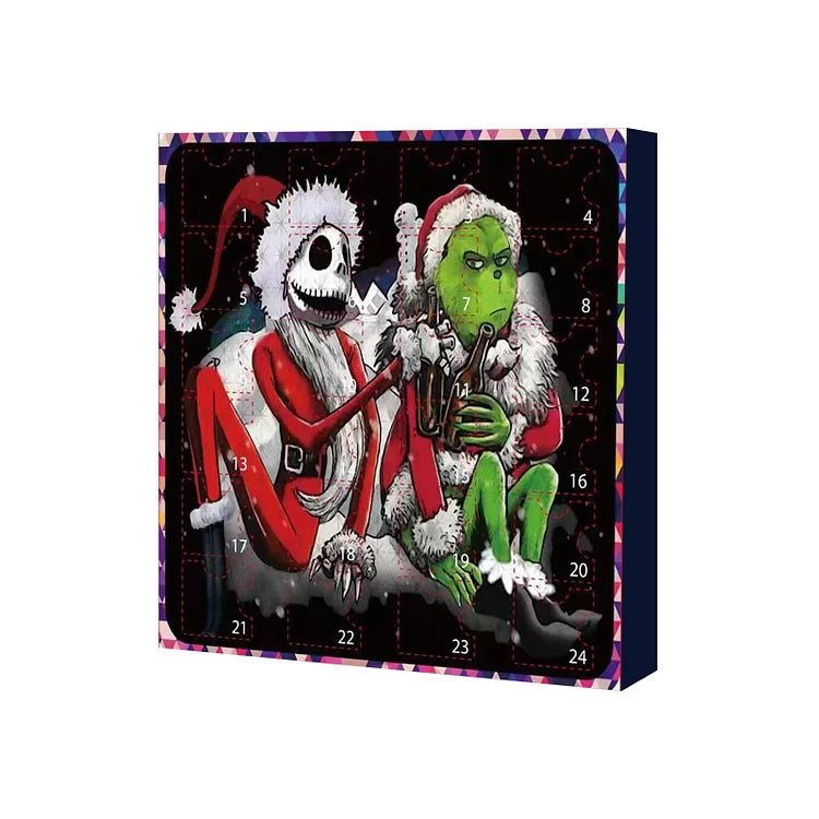 Green monster Christmas calendar