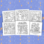 Spooky Cutie Coloring Book Paperback