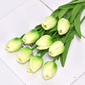 Outdoor Artificial Tulip Flowers 1 bundles（7pcs）