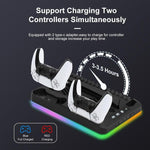 Charging Base Cooling Bracket for Dual PS5 Controller