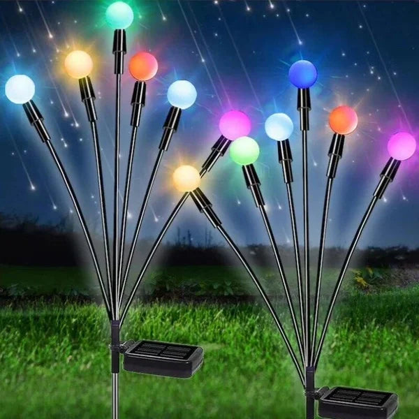 Solar Garden LED Firefly Plug-in Light