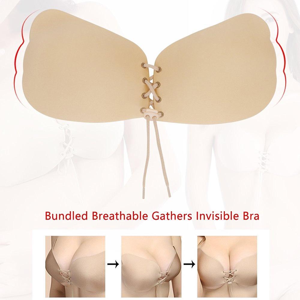 Strapless Push Up Self-adhesive Bra