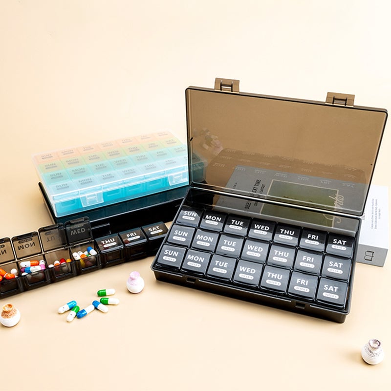 Pill Organizer (28 Compartments)