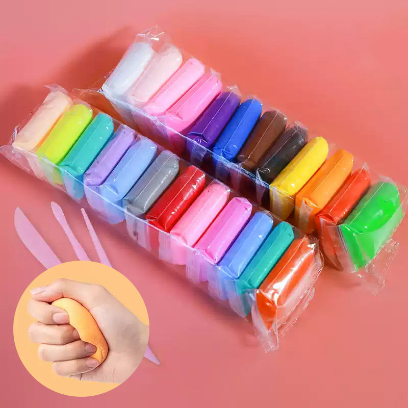 DIY Ultra Light Clay Set with Sculpting Tools