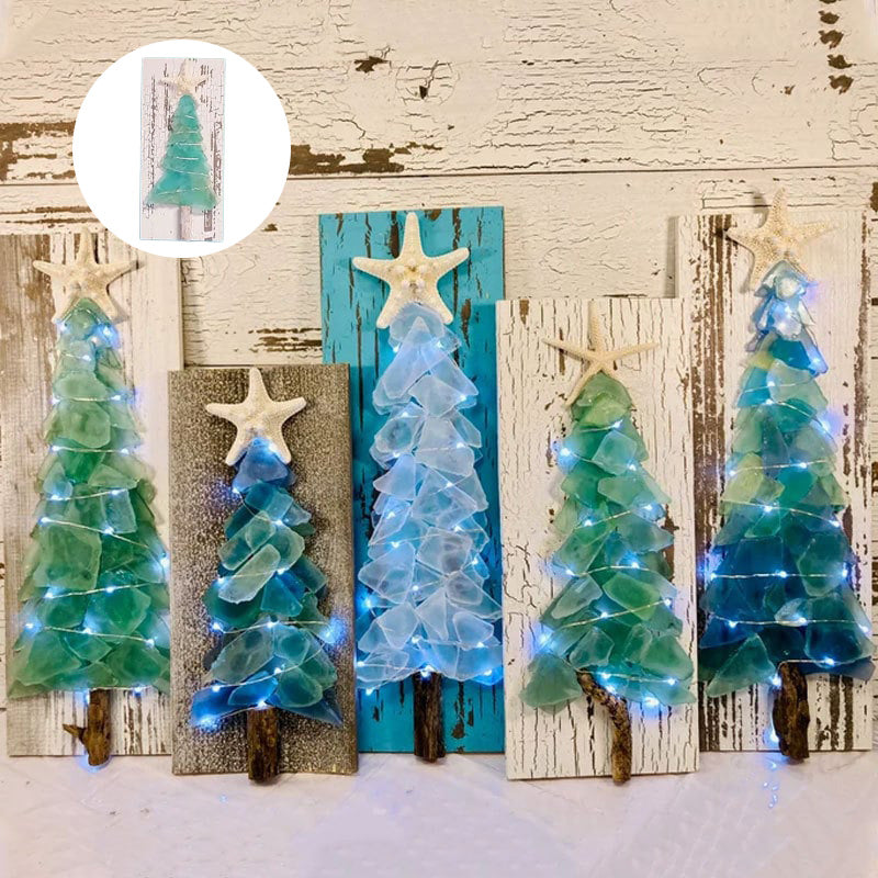 DIY Sea Glass Christmas Tree Kit